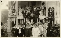 Group portrait at the celebration of Irene Coffin's birthday, 1894