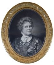 Black & white photo of Laura Lyon White, wife of Lovell White