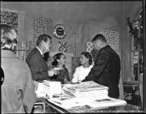 Book signing at Mill Valley Depot bookstore, 1963