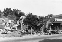 Demolishing the Fidelity Savings Bank building, circa 1975