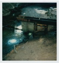 The flume in Old Mill Park, 1984