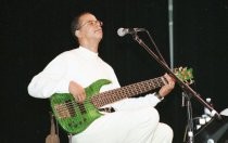 Gary Brown of the Rolando Morales Quintet at the Closing Night Gala at the Mill Valley Film Festival, 2002