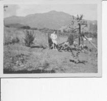 Girl with Mt. Tamalpais in background, date unknown