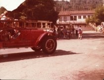 Fire truck in Mill Valley's 75th Anniversary parade, 1975