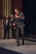 Ben Stiller receiving an award, 2013