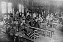 Tamalpais High School's woodworking class, circa 1911