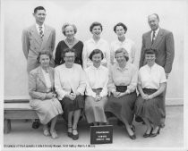 Strawberry Point School spring staff photo 1955