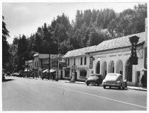 Looking south on Miller Avenue near Throckmorton, late 1940s