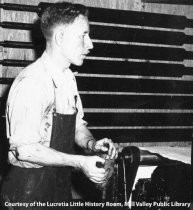 Day Drexler at the Mill Valley Record, 1957