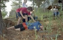 Children at the Young Filmmakers Workshop during the Mill Valley Film Festival, 2003