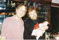 Bob Weir with John Perry Barlow, date unknown