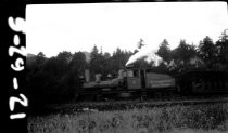 Tamalpais Railway engine number 7 in Blithedale Canyon 1921