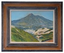 Painting of Mount Tamalpais from the Northeast
