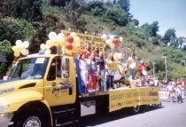 Young women in the Memorial Day Parade, 2002