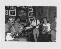 Robert Ward, Albert Collins, Carlos Santana and Ry Cooder, 1989