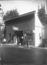 Racine Cord Tires garage, date unknown