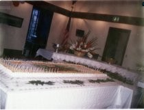 Mill Valley's 75th Anniversary cake, 1975