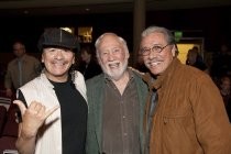 Edward James Olmos, Robert M. Young, and Carlos Santana, circa 2009