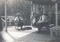 Alfhild Lundquist, Karin Lundquist, and Alfred Lundquist, date unknown