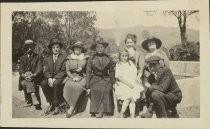 Reed family group portrait including Clothilde Reed, date unknown