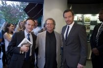 Scoot McNairy, Mark Fishkin, and Bryan Cranston, 2012