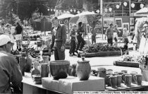 Arts Festival at the Mill Valley bus depot, 1950s