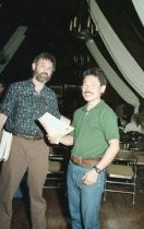 Gary Meyer and Kenji Yamamoto at the Mill Valley Film Festival, 1991