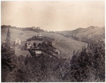 View of Mill Valley with church, circa 1904