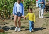 Edna Maguire School 5th buddies planting in Children's Garden, 2007