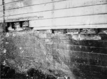 Buildings being torn down on Throckmorton Avenue, 1966