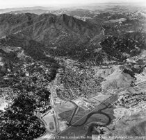 Aerial view of Mill Valley, circa 1960