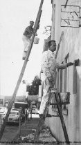 Painting the Bank of America, circa 1960s