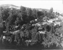 View towards Summit Avenue and Middle Ridge from Rose Avenue, 1950