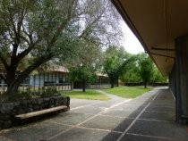 Golden Gate Baptist Theological Seminary courtyard, 2016