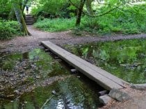 Dipsea Trail bridge near Muir Woods, 2013