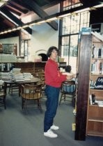 Mill Valley Public Library recarpeting project, 1987