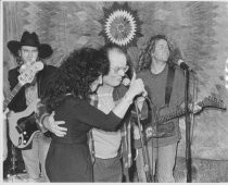 Roy Rogers, Maria Muldauer, Nick Gravenitis and Sammy Hagar,1989