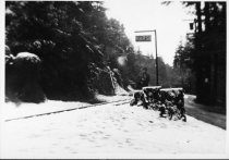 Minnie Feeney at Marsh Station, 1922