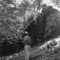 Former site if Thaddeus Welch's cabin, circa 1976