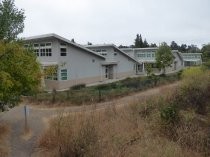 Edna Maguire School from multiuse path, 2018