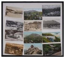 12 postcards showing various views of buildings & Mt Tam