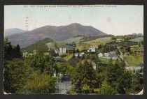 View of Mill Valley and Mount Tamalpais, California