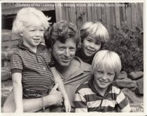 The Hardy boys family photo, 1985