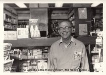 Portrait of Pharmacist, Ken Harris, at Lockwood Pharmacy, 1980