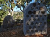 Fernwood Cemetery cremetory boulder niches, 2019