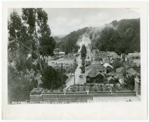 View of Mill Valley looking up Mortan Avenue, circa 1920s