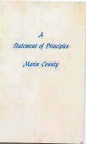 A Statement of Principles Marin County