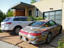 Art car in driveway, 2013