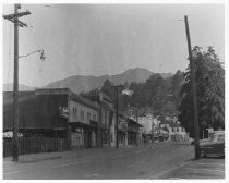Miller Avenue looking north toward Lytton Square, 1950s
