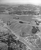 Aerial view of the Moraes Tract, circa 1950s